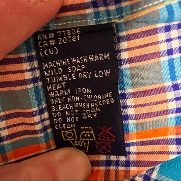 Retro Tommy Hilfiger Multicolor Casual Button Down Shirt - Picture 4 of 5